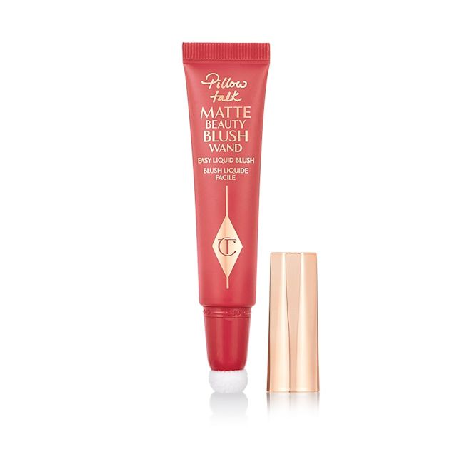 Matte Beauty Blush Wand in Dream Pop a vibrant red matte liquid blush