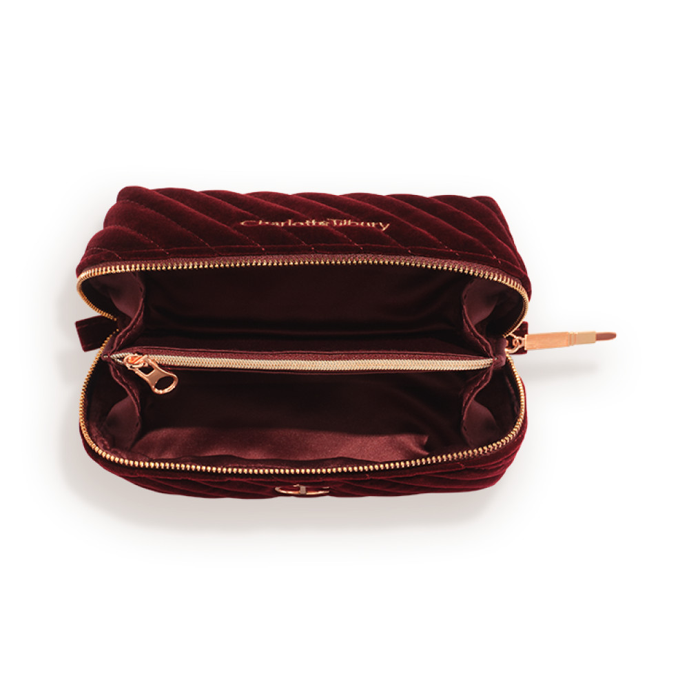 Charlotte Tilbury Mini Velvet Make-up Organiser Travel Bag