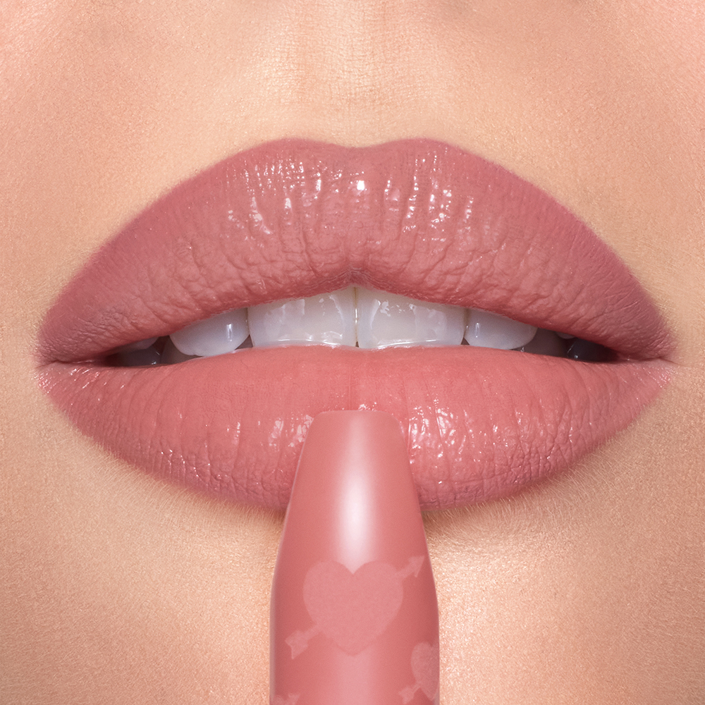 Pillow Talk Love Effect Lipstick in Naughty Talk: Neutral Nude Satin Lipstick