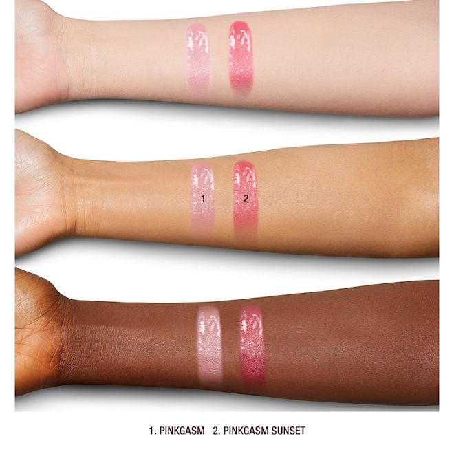 Jewel Lips Pinkgasm arm swatches Jewel Lips Pinkgasm arm swatches