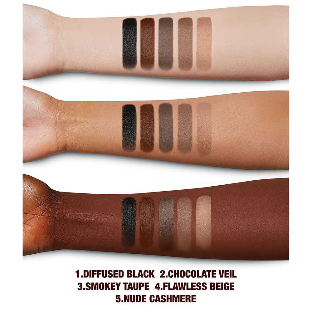 The 5 Matte Shades - Arm Swatches