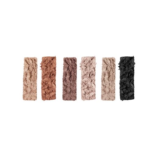 The Super Nudes Easy Eye Palette nude eyeshadow palette shade swatches