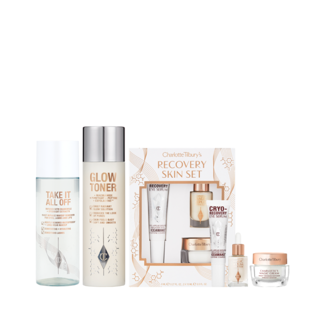 Night Time Skin Recovery Routine Kit packaging