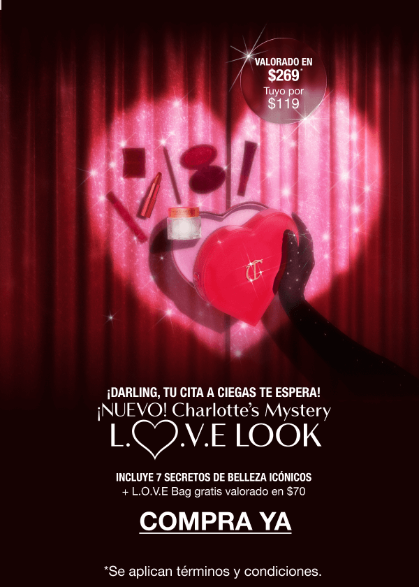 ¡NUEVO! Charlotte's Mystery L.O.V.E Look  INCLUYE 7 SECRETOS DE BELLEZA ICÓNICOS