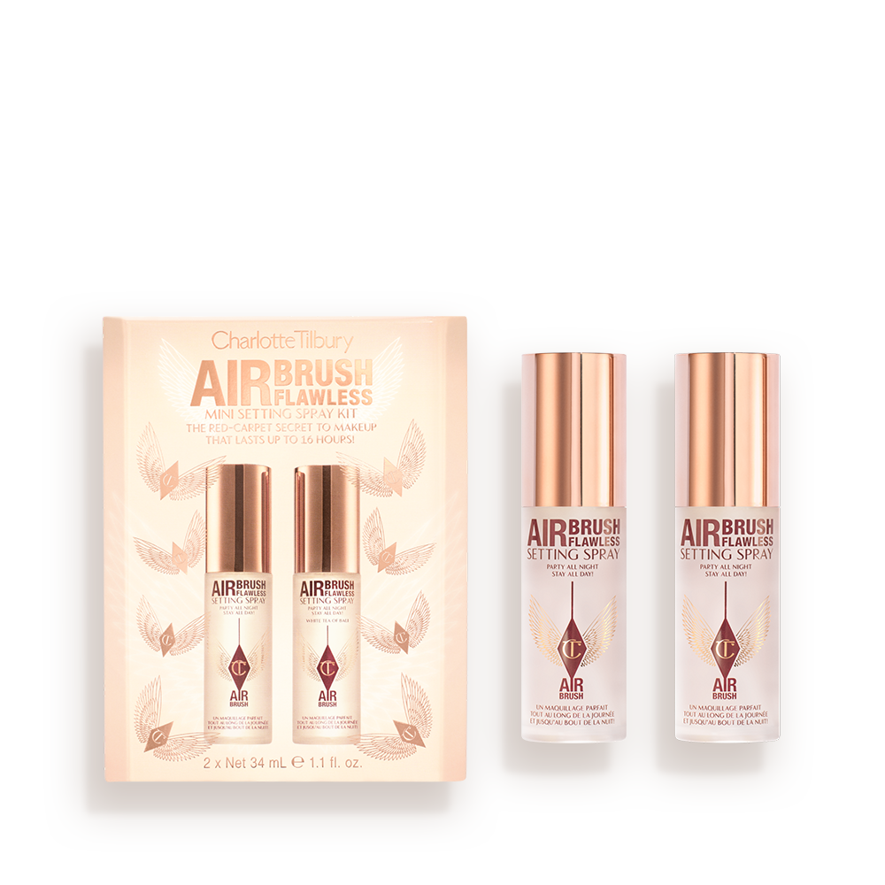 Augustinus bader、charlotte Tilburyセット AIRBRUSH_FLAWLESS__MINI_SETTIN
