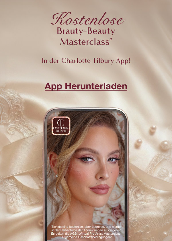 Free Bridal Beauty Masterclass* Only On The Charlotte Tilbury App! 