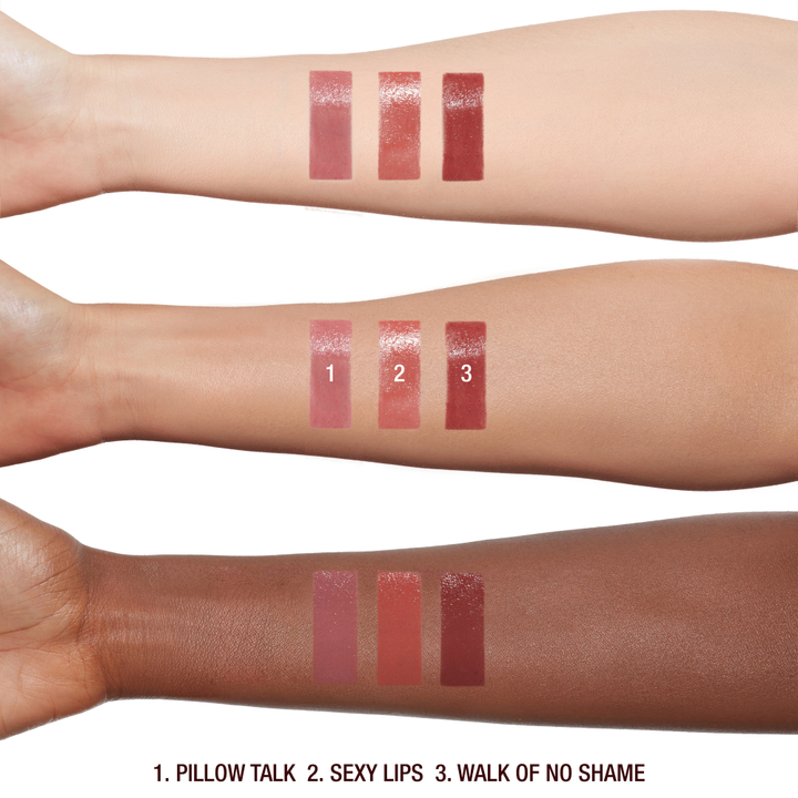 Supermodel lips arm swatch