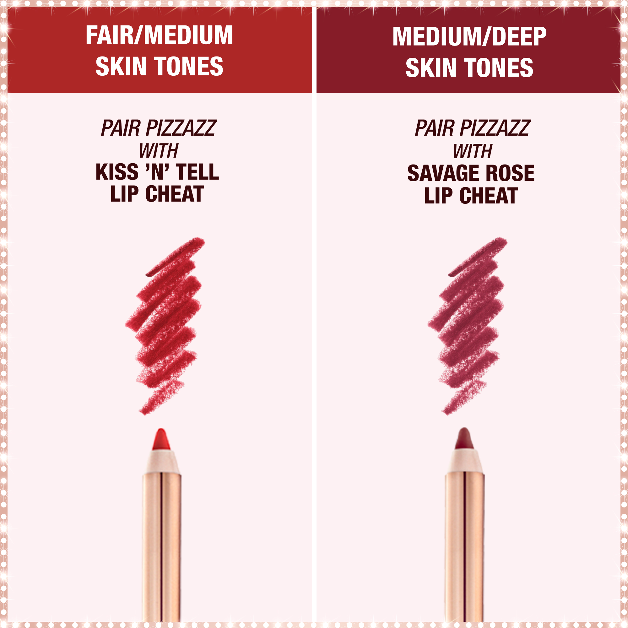 Pizzaz Lipstick - perfect pairing
