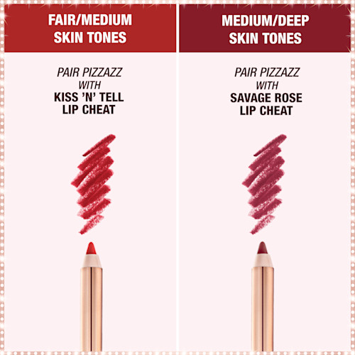 Pizzazz Bluetoned Red Matte Lipstick Charlotte Tilbury