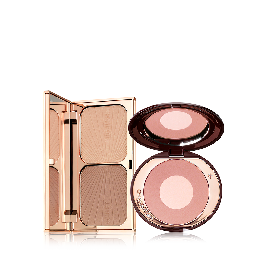 CHARLOTTE TILBURY CHEEK selling TO CHIC SWISH & POP BLUSH COLOR FACE CONTOUR PILLOW NIB