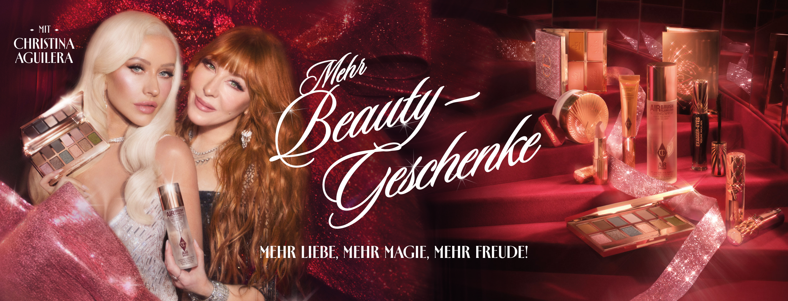 Gift more beauty MORE LOVE, MORE MAGIC, MORE JOY! Starring Christina Aguilera, Jasmine Tookes