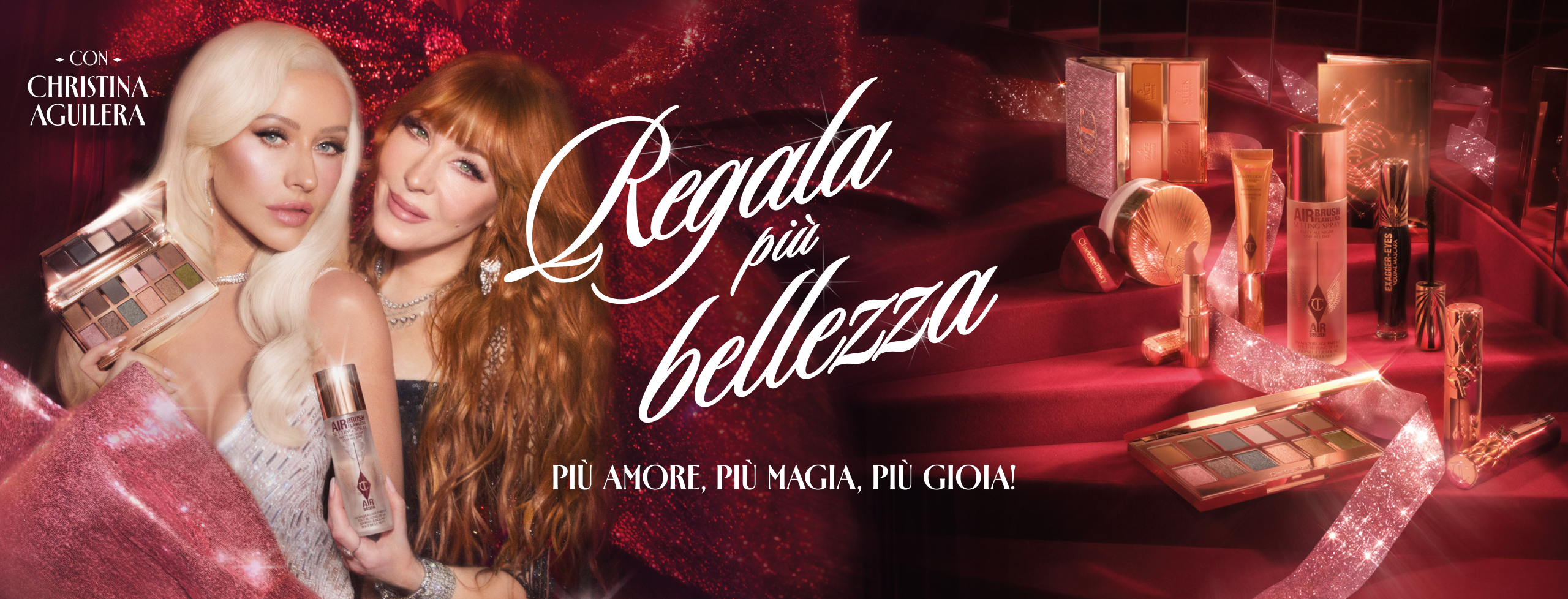 Gift more beauty MORE LOVE, MORE MAGIC, MORE JOY! Starring Christina Aguilera, Jasmine Tookes
