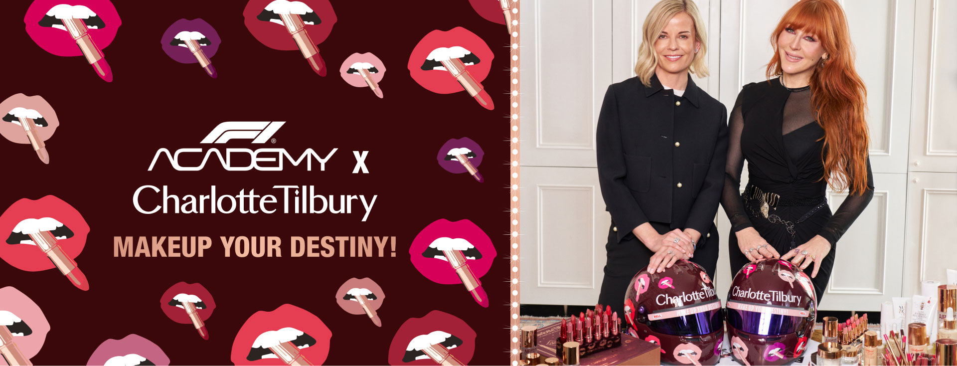 F1 Academy x Charlotte Tilbury