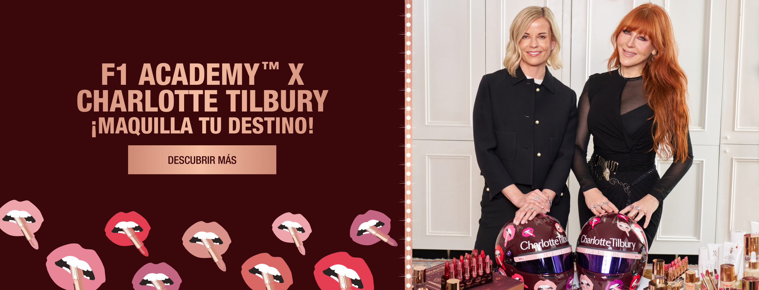 F1 Academy x Charlotte Tilbury