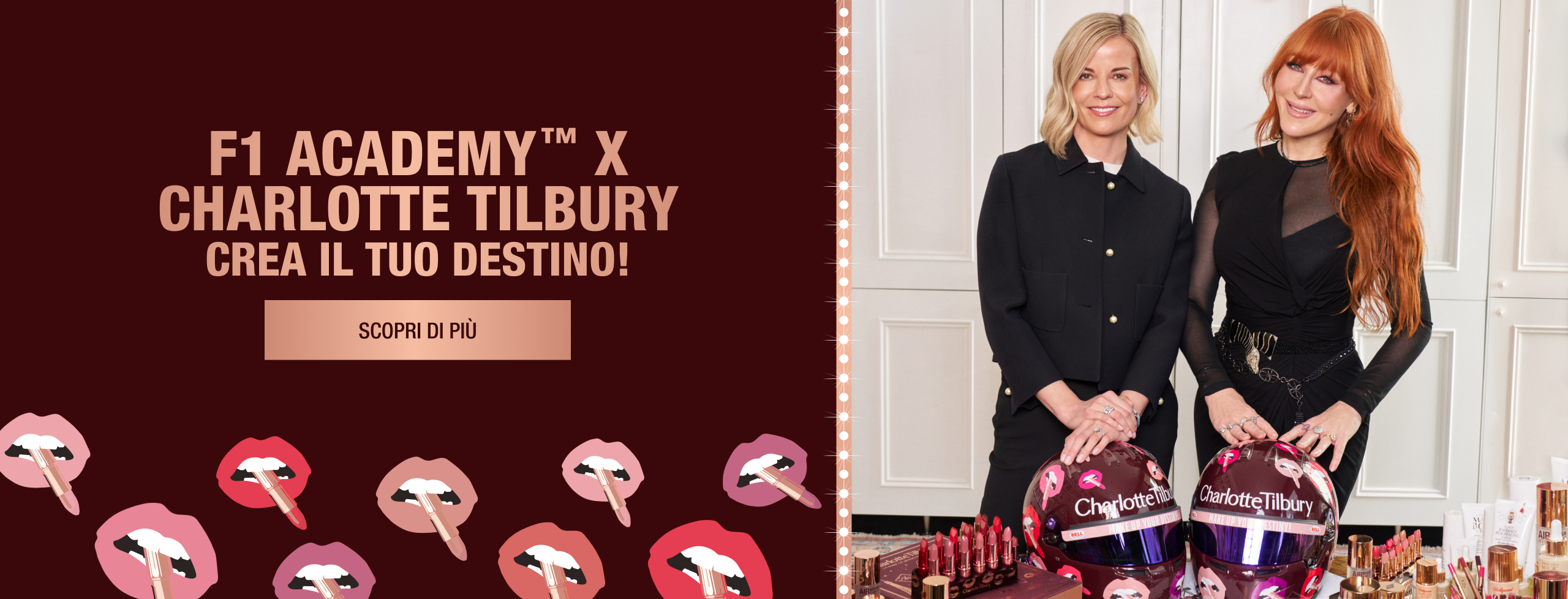 F1 Academy x Charlotte Tilbury