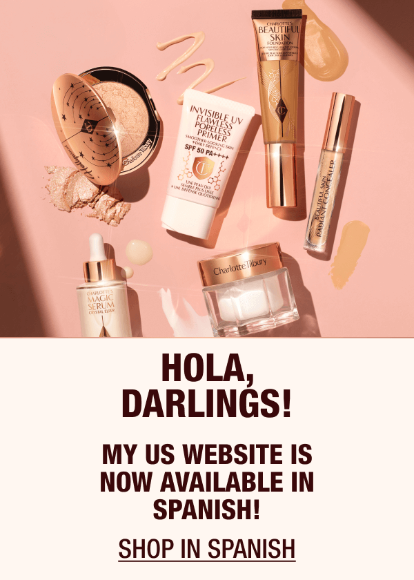 HOLA, DARLINGS! MY US WEBSITE IS NOW AVAILABLE IN SPANISH!