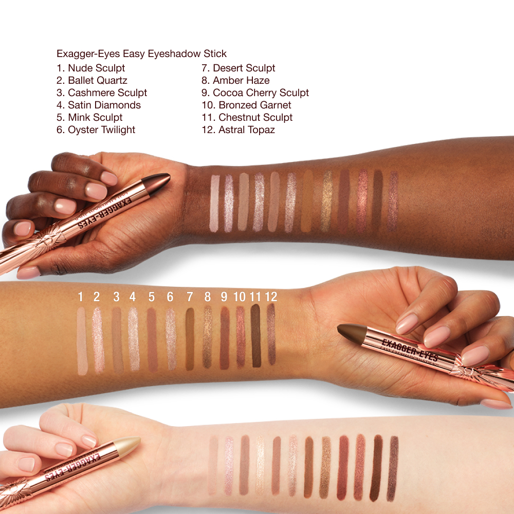 Exagger-eyes Eyeshadow Stick - Farbprobe am Arm