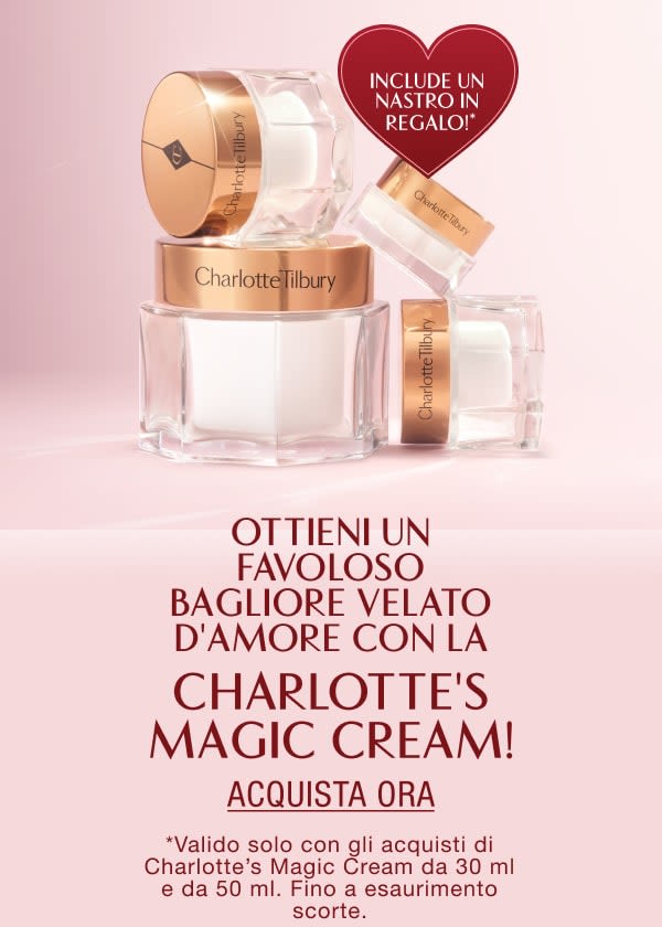 Get a dreamy love glow with Charlotte's Magic Cream. Includes a free gifting ribbon. Shop now. 