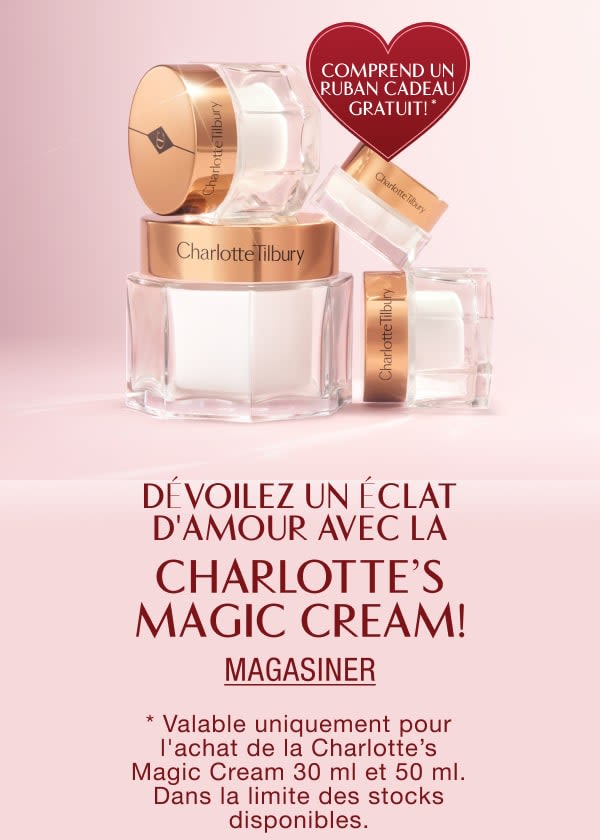 Get a dreamy love glow with Charlotte's Magic Cream. Includes a free gifting ribbon. Shop now. 