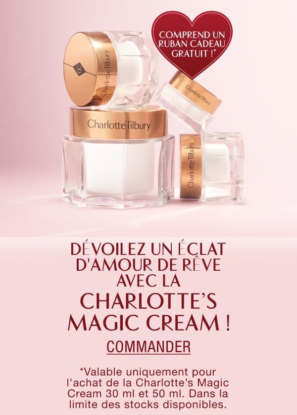 Get a dreamy love glow with Charlotte's Magic Cream. Includes a free gifting ribbon. Shop now. 