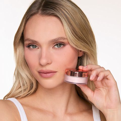 what does pink setting powder do for makeup?