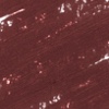 Zoomed-in view of a swatched, berry-brown matte eyeliner. 