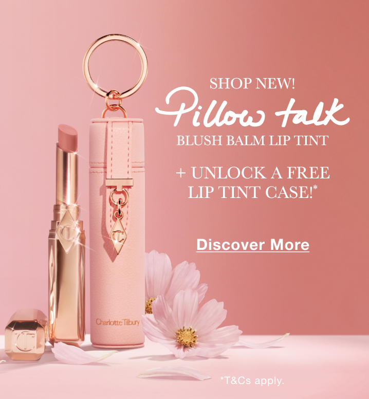 SHOP NEW! PILLOW TALK BLUSH BALM LIP TINT  + UNLOCK A FREE LIP TINT CASE!* <DISCOVER MORE> *T&Cs apply.