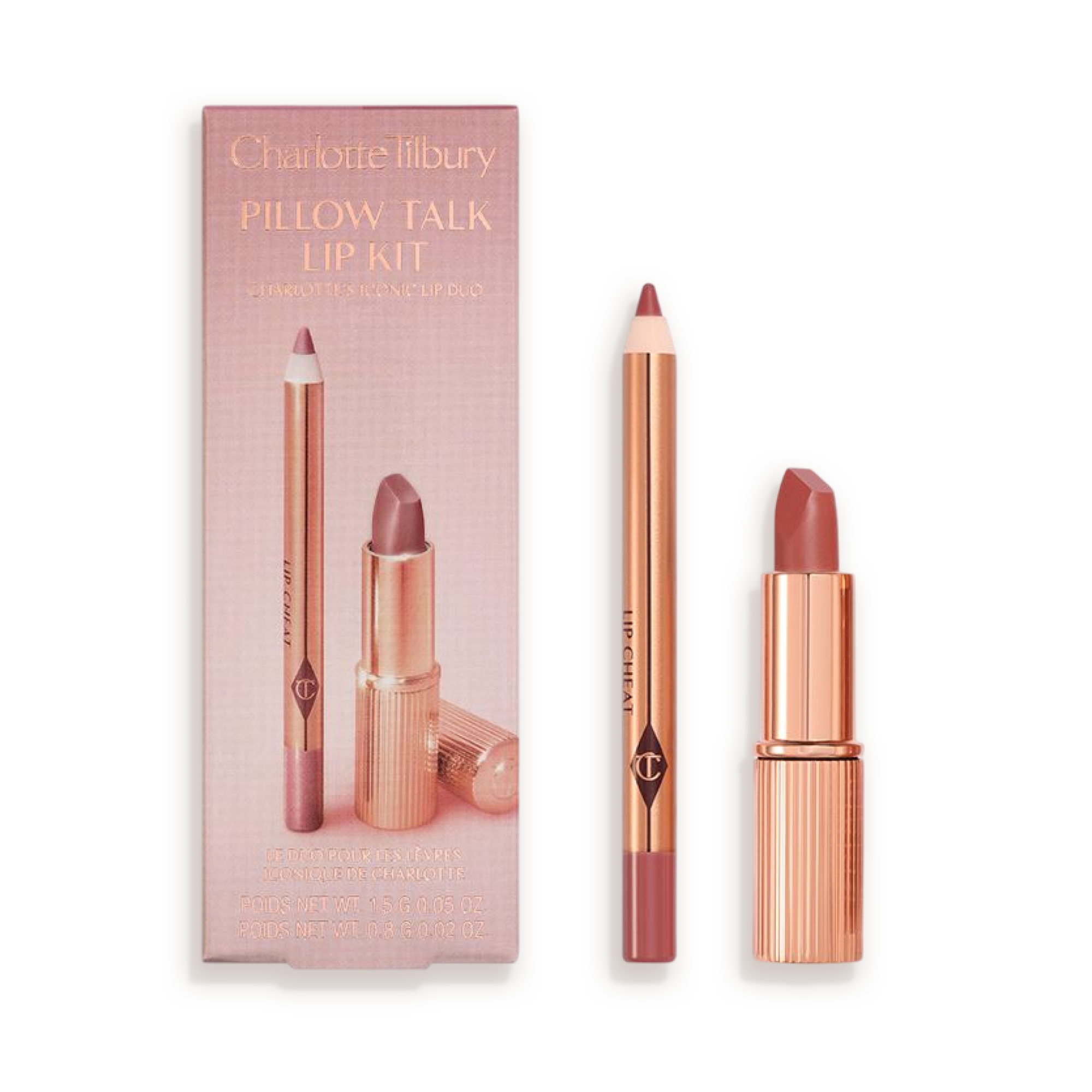 Mini Pillow Talk Medium Lip Kit