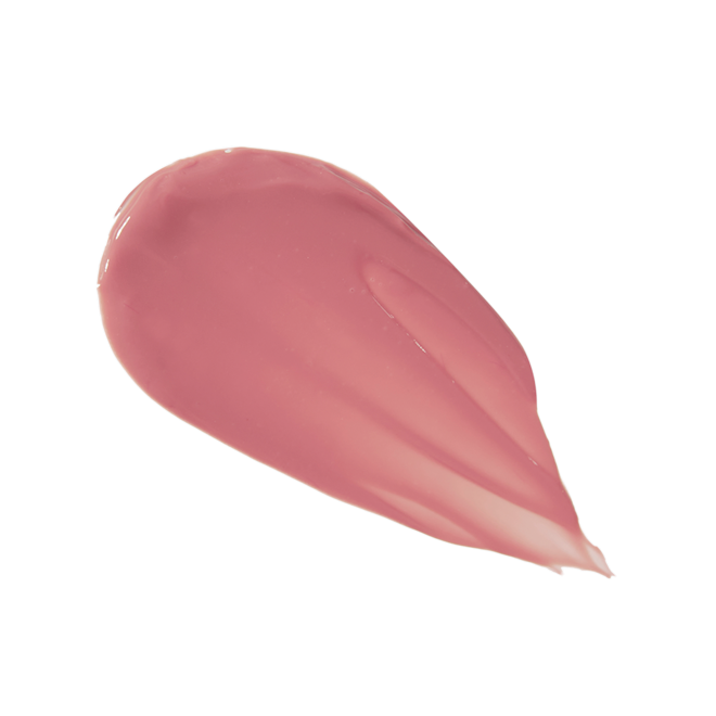 Tinted Love in Petal Pink swatch Swatch of a creamy lip and cheek tint in a soft pink shade.