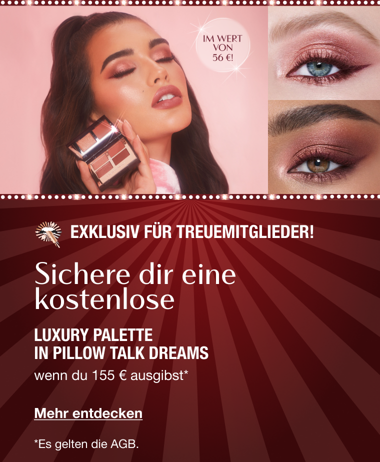 Exklusiv für Treuemitglieder! Sichere dir eine kostenlose Luxury Palette in Pillow Talk Dreams