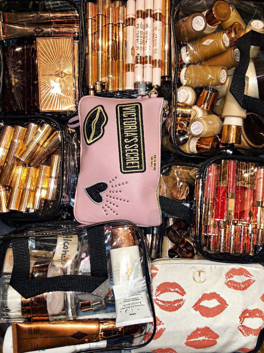 Charlotte Tilbury Victoria's Secret entre bastidores