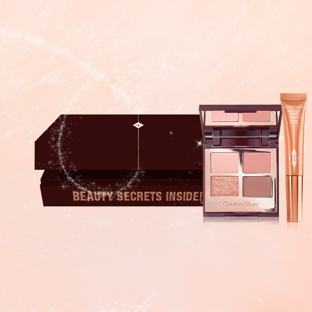 Charlotte Tilbury 8 Piece Glow Secrets Mystery Box - 50% Off