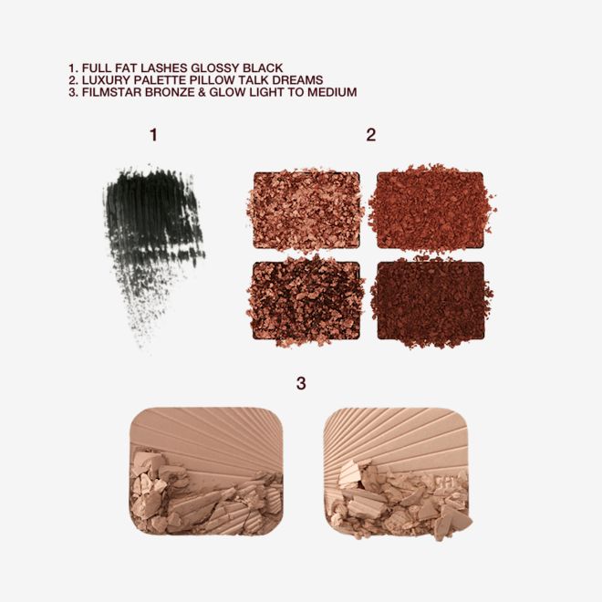 Glowing Red Carpet Makeup Magic Kit Swatches Glowing Red Carpet Makeup Magic Kit Swatches