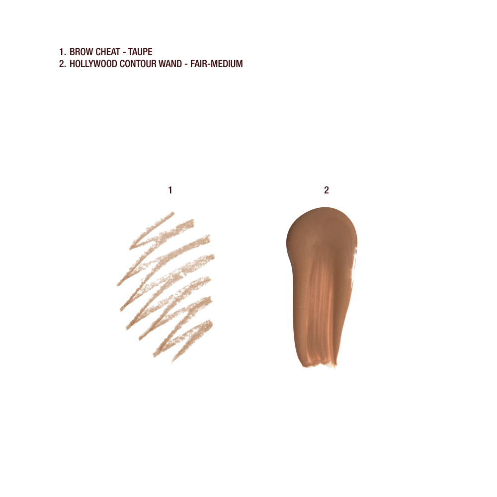 Brow + Face Sculpting Kit Texture Swatches 
