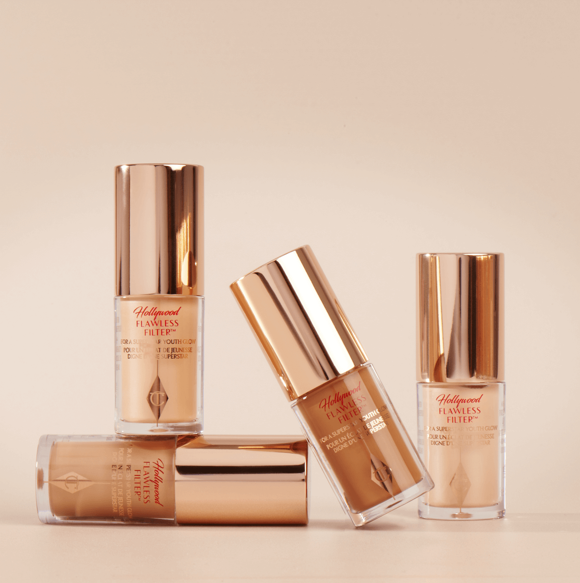 CHARLOTTE TILBURY Charlotte Tilbury Hollywood Flawless Filter for a  Superstar Youth Glow Foundation - Shade 4 Medium, Beige