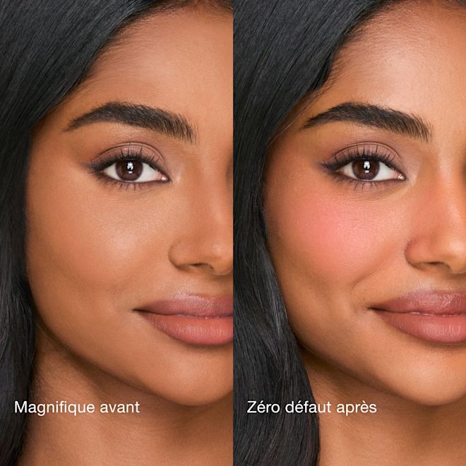 AIRbrush Blush Blur - Pillow Talk Medium Before and After AIRbrush Blush Blur - Pillow Talk Medium Before and After