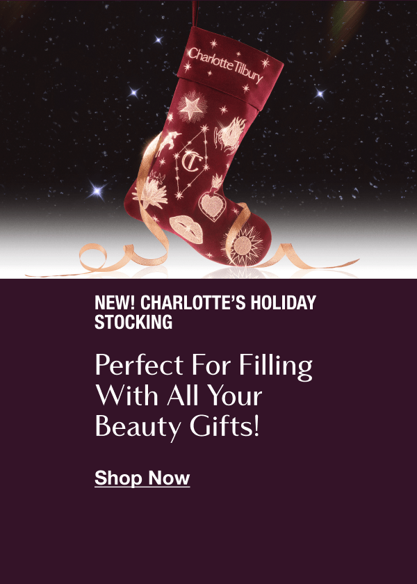 NEW! HOLIDAY STOCKING GIFT MAGIC WITH MY NEW! HOLIDAY STOCKING, PERFECT FOR FILLING WITH ALL YOUR BEAUTY GIFTS!