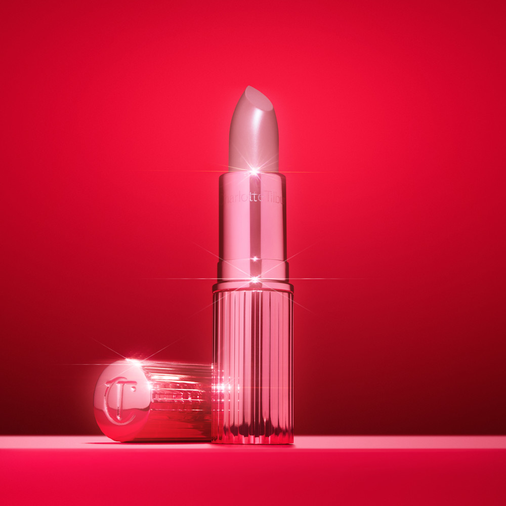 Charlotte's smooth, satin-shine KISSING lipstick formula