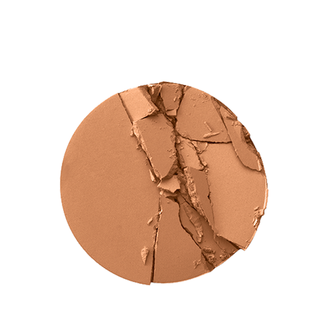 Airbrush Flawless Finish Deep swatch Swatch of a medium-brown powder bronzer.