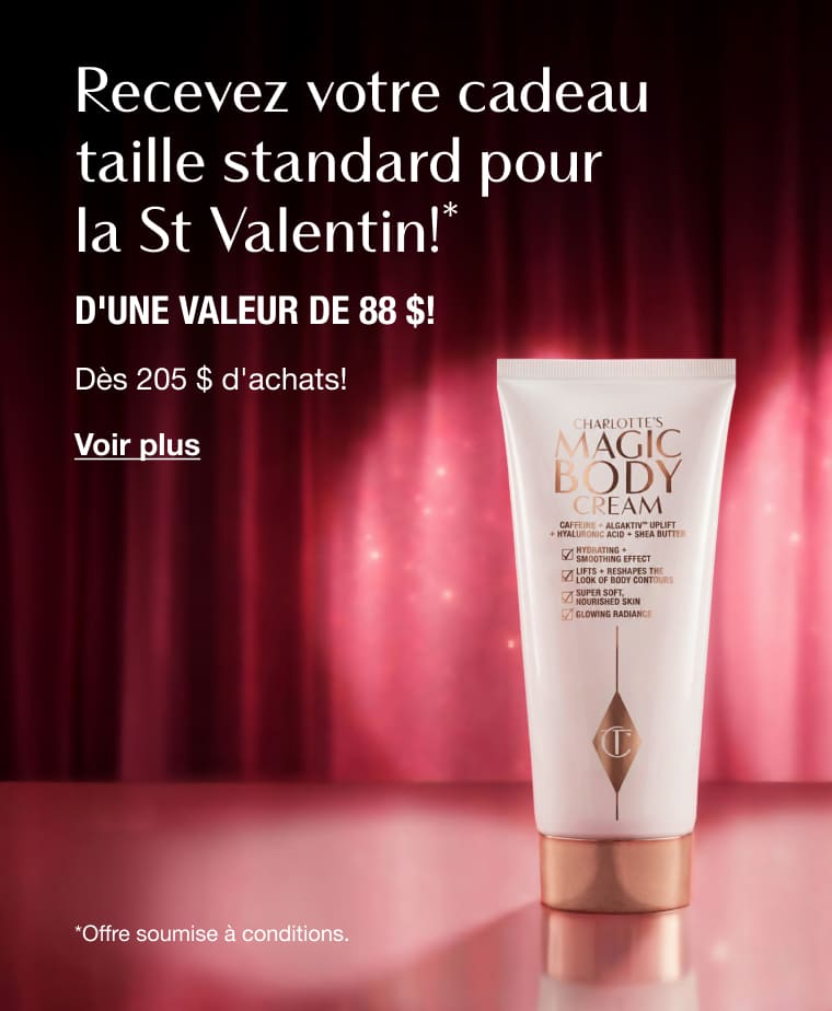 Recevez votre cadeau taille standard pour la St Valentin!*