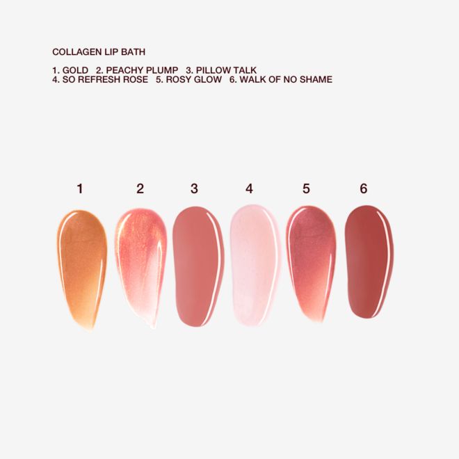 Collagen Lip Bath Swatches Collagen Lip Bath Swatches