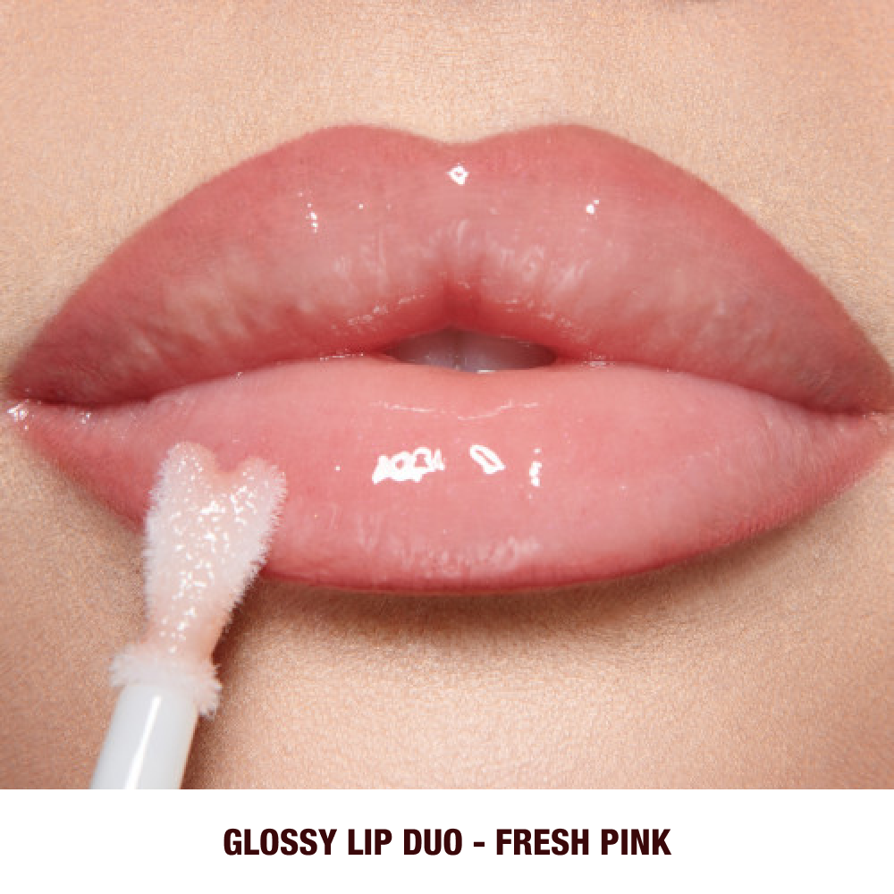 Glossy Lip Duo - Fresh Pink