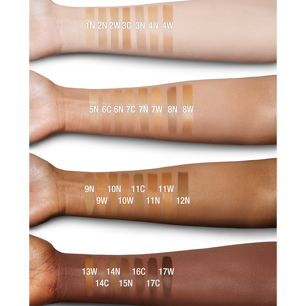 Beautiful Skin Foundation swatches