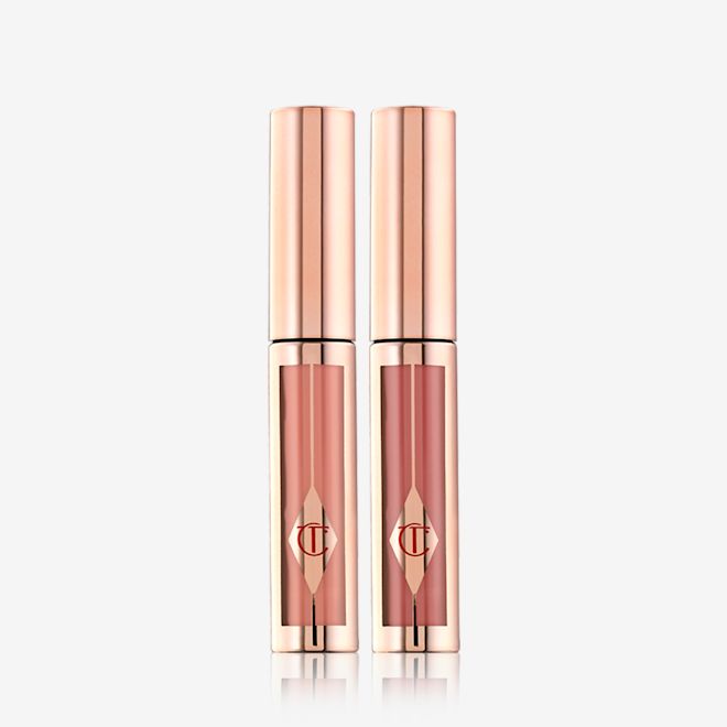 Hollywood Lips Duo Peachy Nude Hollywood Lips Duo Peachy Nude Lip Gloss Pack Shot