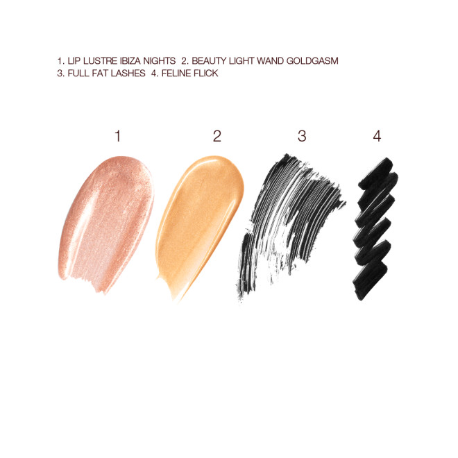 Ibiza Nights Makeup Look Swatches