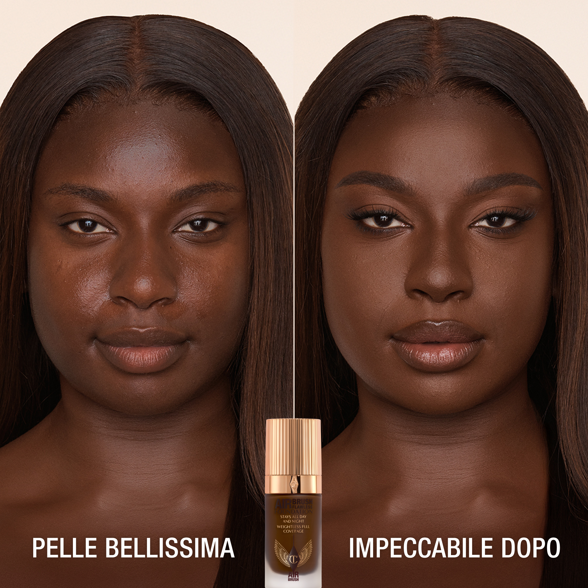 AIRBRUSH FLAWLESS FOUNDATION PRIMA E DOPO 16 Neutral