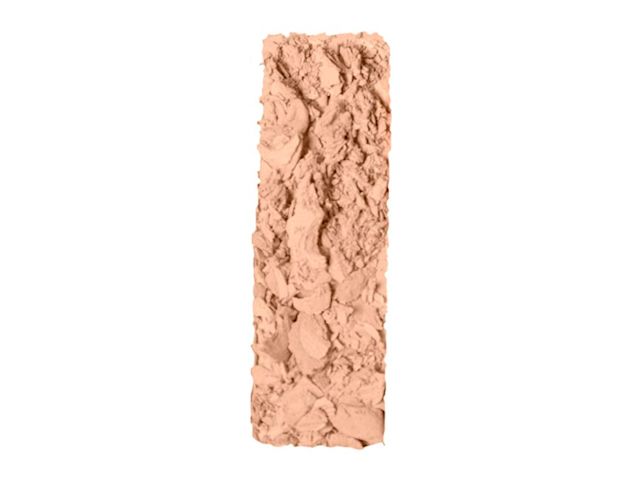 Close-up swatch of a powder eyeshadow in a soft beige shade.