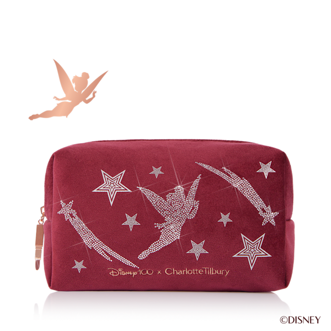 Charlotte Tilbury Disney makeup bag front-on packshot Charlotte Tilbury Disney makeup bag front-on packshot