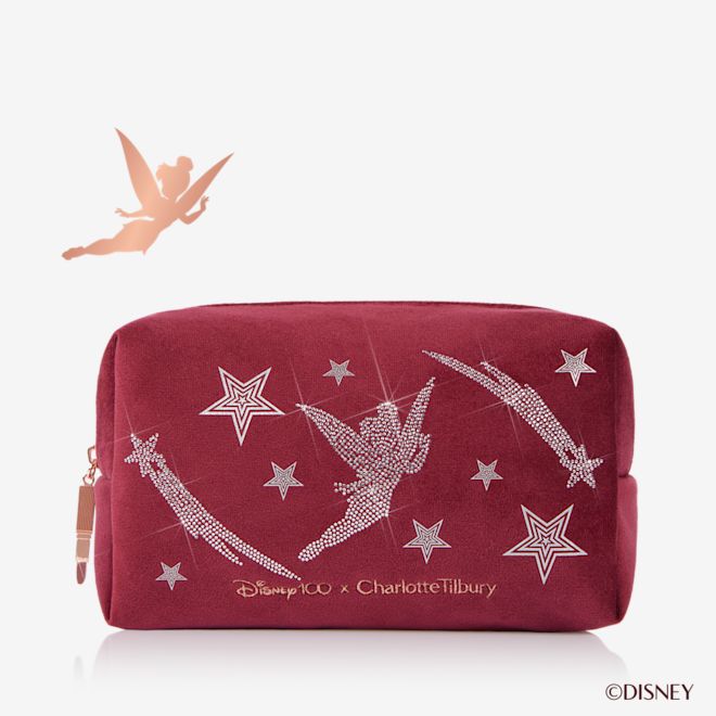 Charlotte Tilbury Disney makeup bag front-on packshot Charlotte Tilbury Disney makeup bag front-on packshot