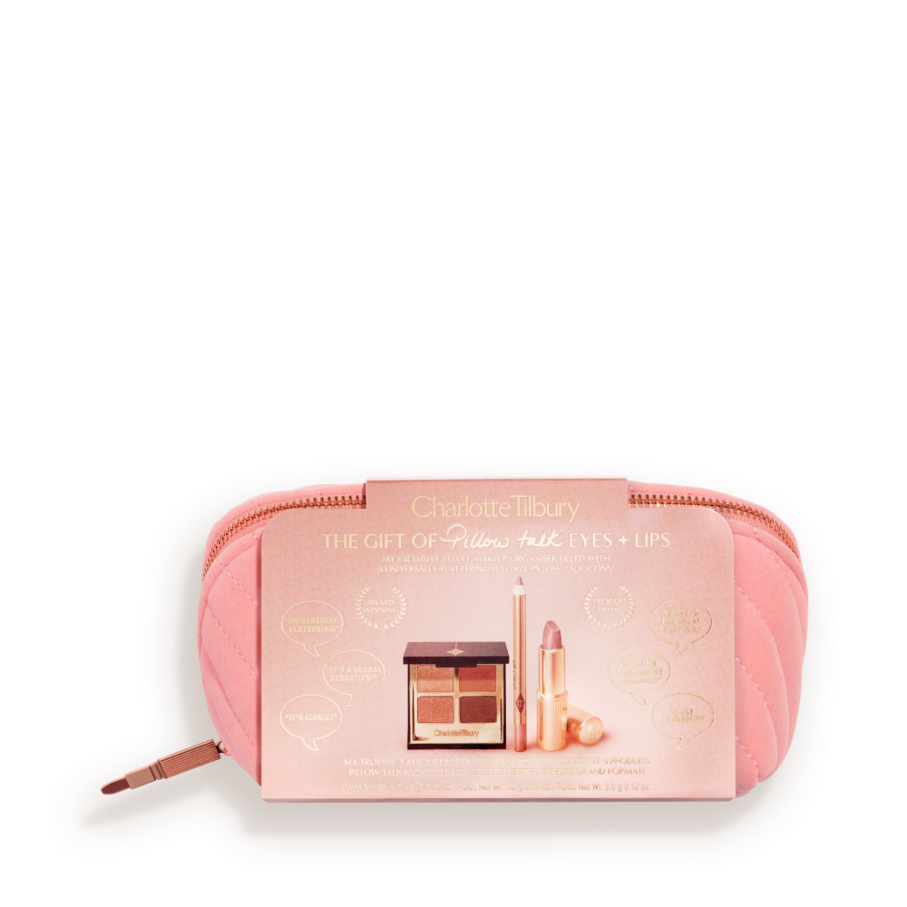 The Gift of Pillow Talk Eyes + Lips - bag with sleeve